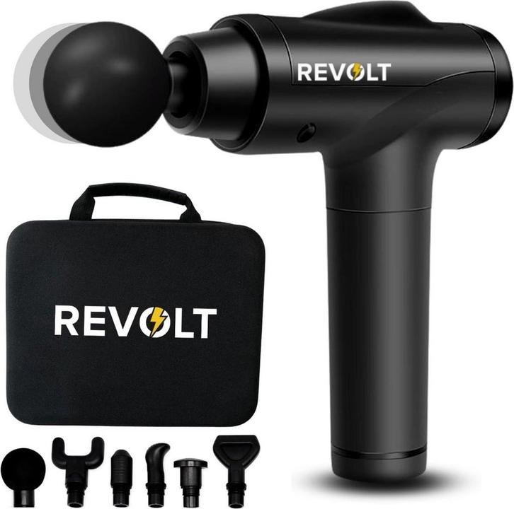 2dekans | Revolt - Massage Gun - 30 Verschillende Snelheden, Sport en Fitness, Massageproducten, Ophalen of Verzenden