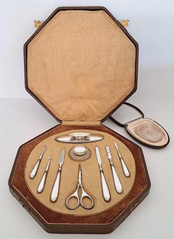 Toiletset (10) - .800 zilver