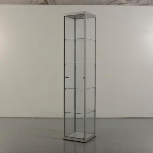 Vitrinekast Officenow - Glas - 201,50 x 40 x 40 cm, Huis en Inrichting, Kasten | Vitrinekasten, Gebruikt, Ophalen of Verzenden