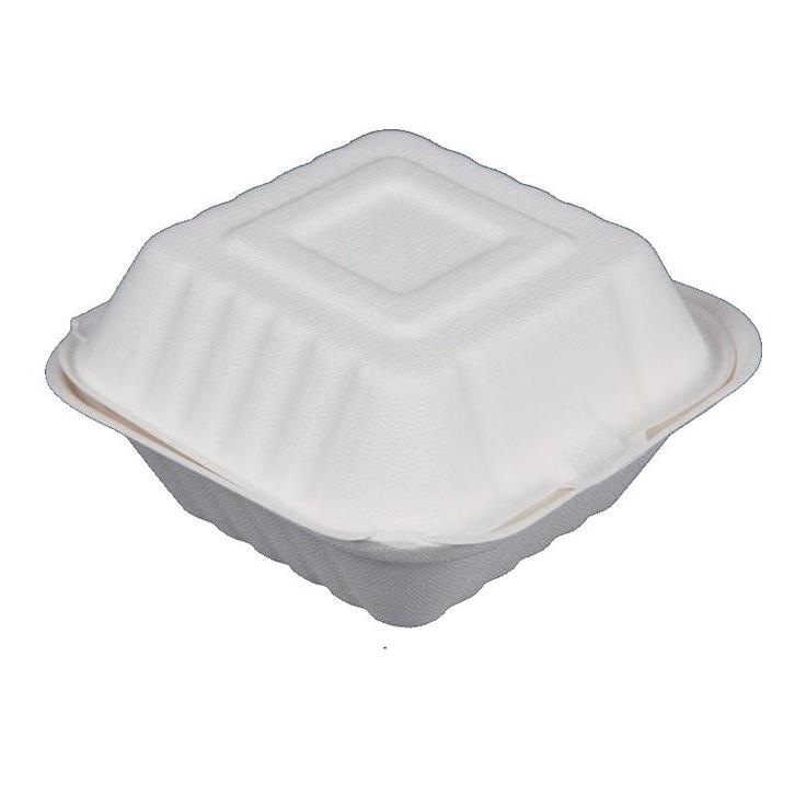 Hamburgerdoosjes | Composteerbaar Bagasse | 500 stuks |, Zakelijke goederen, Horeca | Keukenapparatuur, Nieuw in verpakking, Verzenden