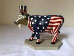 Cow Parade. Cowparade.  Uncle Sam. - Beeldje - Polyresin., Antiek en Kunst, Curiosa en Brocante