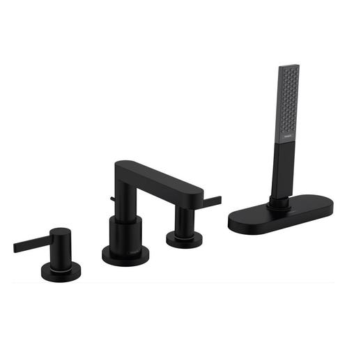 Badrandmengkraan Finoris HansGrohe 4-Gats Met SBox Mat Zwart, Doe-het-zelf en Bouw, Sanitair, Kraan, Nieuw, Ophalen of Verzenden