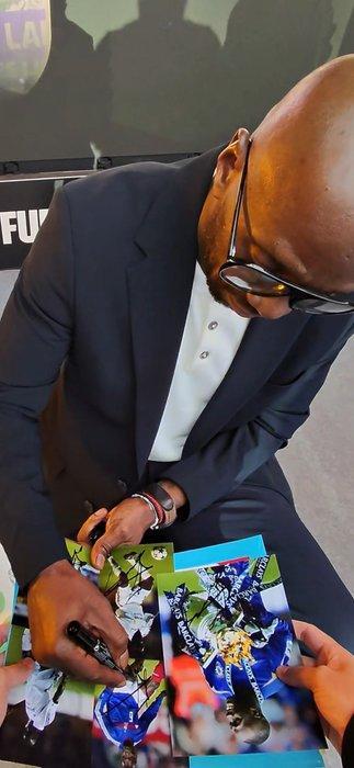 Voetbal Europees kampioenschap - Claude Makélélé - Foto, Verzamelen, Overige Verzamelen