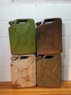 Jerrycan (4) - Staal - Vintage militaire blik