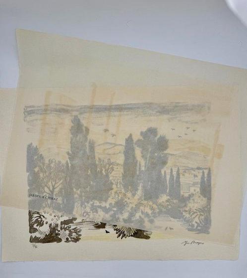 Yves Brayer - Limited - JARDIN A CHIRAZ - Fetes et Lumières, Antiek en Kunst, Antiek | Overige Antiek