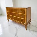 Commode - Bois, Laiton, Noyer, Antiek en Kunst