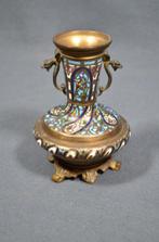 Vase avec couvercle - Bronze, Émail, cloisonné - Vase, Antiek en Kunst