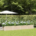 vidaXL Plantenbak Ivoor 480 x 50 x 45 cm Gegevens staal, Tuin en Terras, Bloempotten, Verzenden, Nieuw