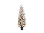 Costway Kunstkerstboom – Incl. 140 LEDs & Cementvoet – 180, Huis en Inrichting, Verzenden, Nieuw