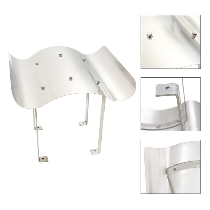 vidaXL Schoorsteenkap roestvrij staal 60 x 60 x 38 cm, Huis en Inrichting, Kachels, Nieuw, Verzenden