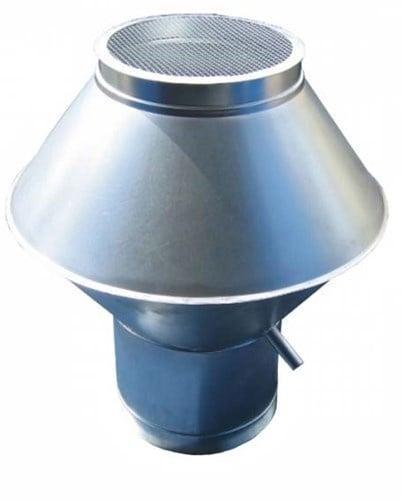 Deflectorkap rond RVS/INOX Econox, Zakelijke goederen, Horeca | Keukenapparatuur, Nieuw in verpakking, Verzenden