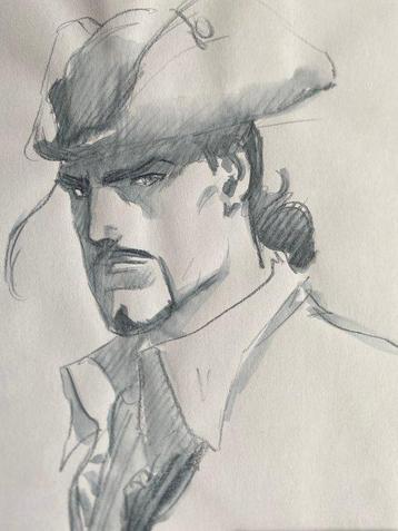 Luigi Critone - Le Scorpion - 1 Dessin original dédicacé, Livres