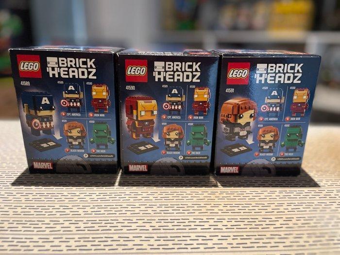 Lego Set - BrickHeadz, Marvel - 41589 + 41590+ 41591 Marvel, Kinderen en Baby's, Speelgoed | Duplo en Lego