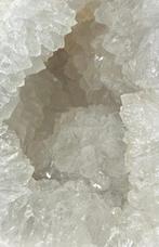 Kwarts Geode - Hoogte: 15 cm - Breedte: 13 cm- 2.7 kg - (1), Verzamelen, Mineralen en Fossielen