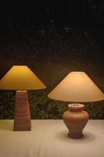 Lamp (2) - Tafellamp-Rotan-Vintage-Luxe gevlochten