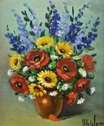 Spanish School (XX) - Spring flowers, Antiek en Kunst