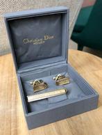 Christian Dior - Cufflinks & Tie clip - Mode-accessoires set, Antiquités & Art, Tapis & Textile