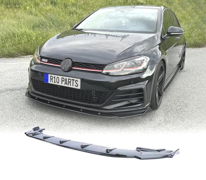 SPOILER LAME AVANT VOLKSWAGEN VW GOLF 7 13-20 LOOK CS NOIR B, Auto-onderdelen, Carrosserie, Verzenden