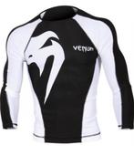 Venum Giant Rash Guard L/S Zwart Wit, Vechtsport, Verzenden