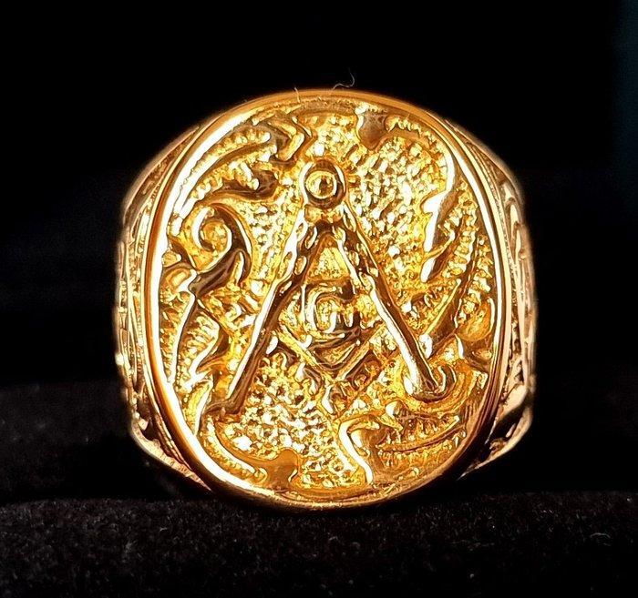 Kruis - Vrijmetselarij - De passer en de winkelhaak -, Antiek en Kunst, Antiek | Boeken en Manuscripten