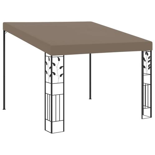 vidaXL Wandprieel 3x3x2,5 m taupe, Tuin en Terras, Partytenten, Nieuw, Verzenden