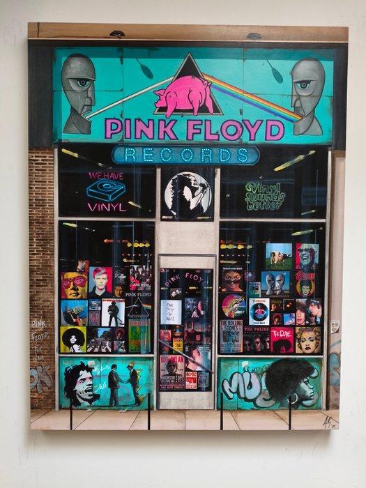 ANGEL GUERRERO FERRER - PINK FLOYD RECORDS, Antiek en Kunst, Kunst | Schilderijen | Modern