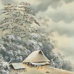 Sansui Landscapes Snowy Mountains Rivers Country Houses with