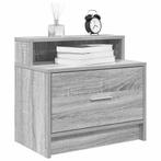 vidaXL Nachtkastje met lade 51x31x47 cm grijs sonoma, Huis en Inrichting, Slaapkamer | Nachtkastjes, Verzenden, Nieuw