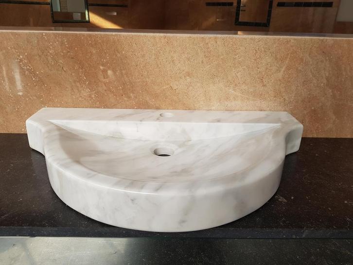 Evier massif marbre 69x40x8 cm liquidation stock, Bricolage & Construction, Sanitaire, Lavabo, Neuf, Pierre, Enlèvement