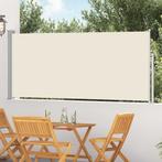 vidaXL Windscherm uittrekbaar 120x300 cm crème, Verzenden, Nieuw
