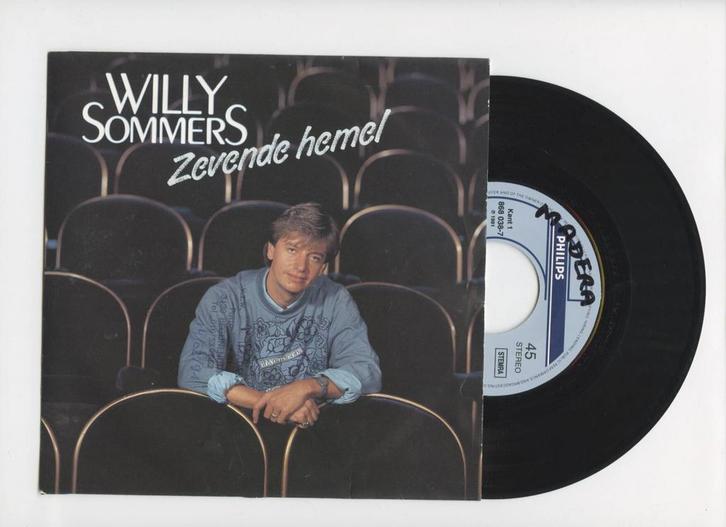 Willy Sommers – Zevende Hemel / Elisa Helaas (1-7-Vinyl-Sin, Cd's en Dvd's, Vinyl Singles, Ophalen of Verzenden