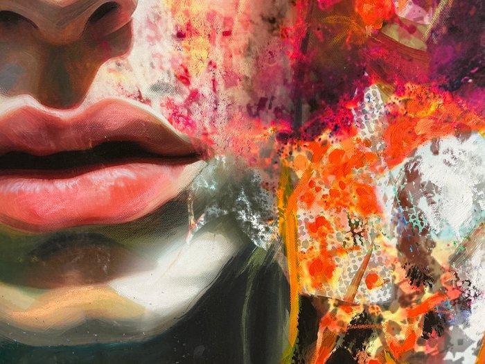 Volker Rossenbach - Porträt Nummer 3, Antiquités & Art, Art | Peinture | Moderne