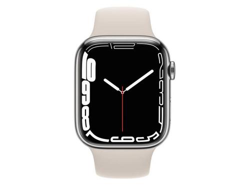 Apple Watch Series 7 45mm Cellular Stainless Steel, Huis en Inrichting, Woonaccessoires | Overige, Zo goed als nieuw, Verzenden