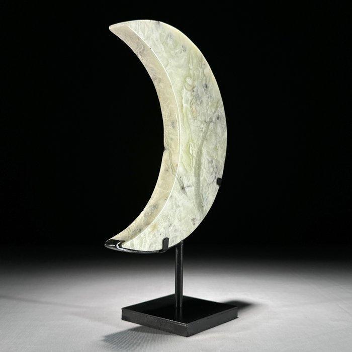 GEEN MINIMUMVERKOOPPRIJS - Prachtige Onyx Halvemaanvormig op, Antiek en Kunst, Kunst | Designobjecten