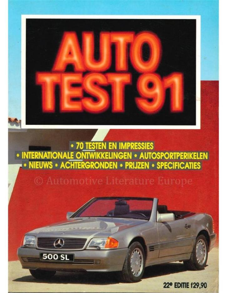 1991 AUTOTEST JAARBOEK NEDERLANDS, Boeken, Auto's | Boeken, Ophalen of Verzenden