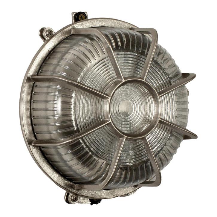 Scheepslampen & Maritiem Scheepslamp Bering Nikkel, Tuin en Terras, Buitenverlichting, Verzenden