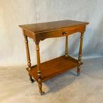 Étagère - Hout, Italiaanse winkelwagen en etagère uit de, Antiek en Kunst