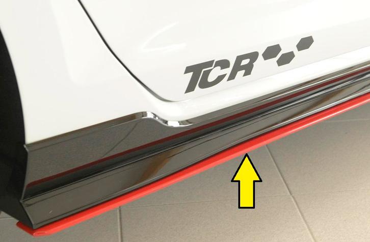 Side skirt aanzetstuk | Volkswagen | Golf VII GTI-TCR 2019-, Auto-onderdelen, Carrosserie, Nieuw, Volkswagen, Verzenden