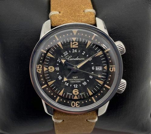 Landeron Compressor GMT - Homme - 2011-aujourdhui, Bijoux, Sacs & Beauté, Montres | Hommes