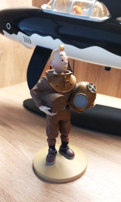 Moulinsart - Figurine - Kuifje in duikerspak - différents, Boeken, Strips | Comics