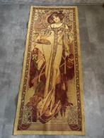After Alphonse Mucha - Wandtapijt - 160 cm - 65 cm - Herfst, Antiek en Kunst