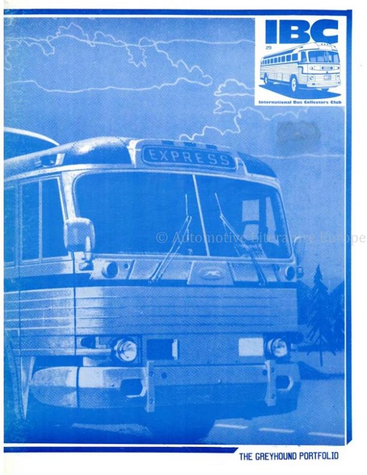 THE GREYHOUND PORTFOLIO (IBC, INTERNATIONAL BUS COLLECTORS, Livres, Autos | Livres