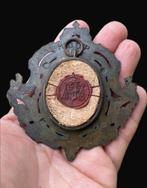 Reliekhouder - Metaal, Reliek van Sint-Nicolaas, bisschop, Antiek en Kunst