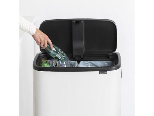 Brabantia Bo Touch Bin Hi - Prullenbak - 2 x 30 liter -, Huis en Inrichting, Woonaccessoires | Overige, Zo goed als nieuw, Verzenden