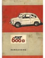 1965 FIAT 600 D INSTRUCTIEBOEKJE NEDERLANDS, Ophalen of Verzenden