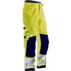 Jobman 2263 pantalon shell hi-vis  s jaune/bleu marine, Nieuw