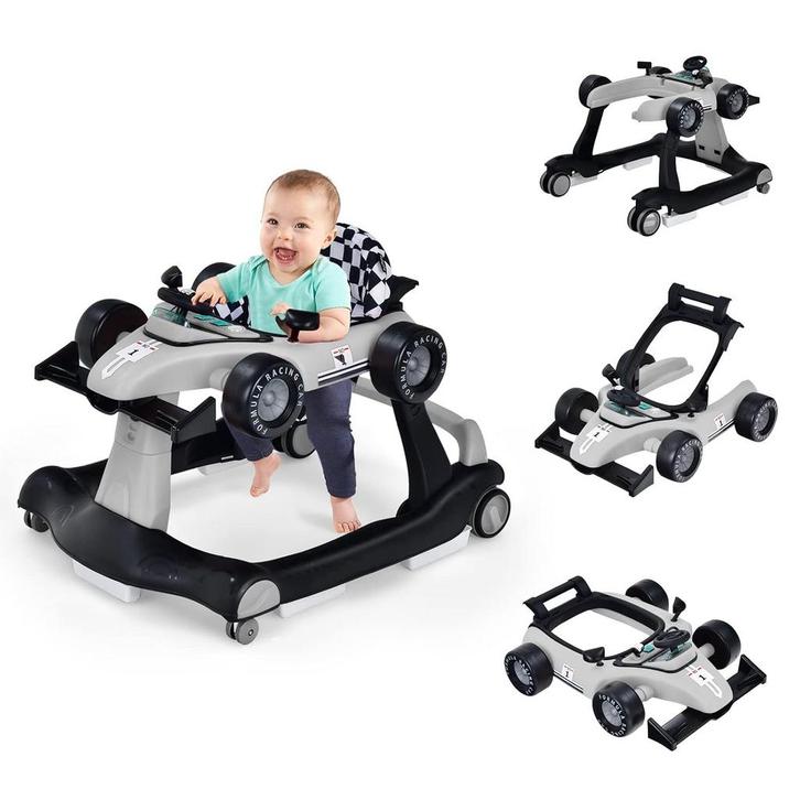 Loopstoel - Baby walker - Loopwagen - Opvouwbaar - Grijs - C, Kinderen en Baby's, Speelgoed | Babyspeelgoed, Nieuw, Verzenden