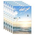 vidaXL Collage de cadres photo 5 pcs de table Blanc, Verzenden