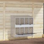 vidaXL Kippennestkast met 8 vakken gegalvaniseerd metaal, Verzenden, Nieuw