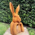 Sculpture, Buste haas - 39 cm - Fonte, Antiquités & Art